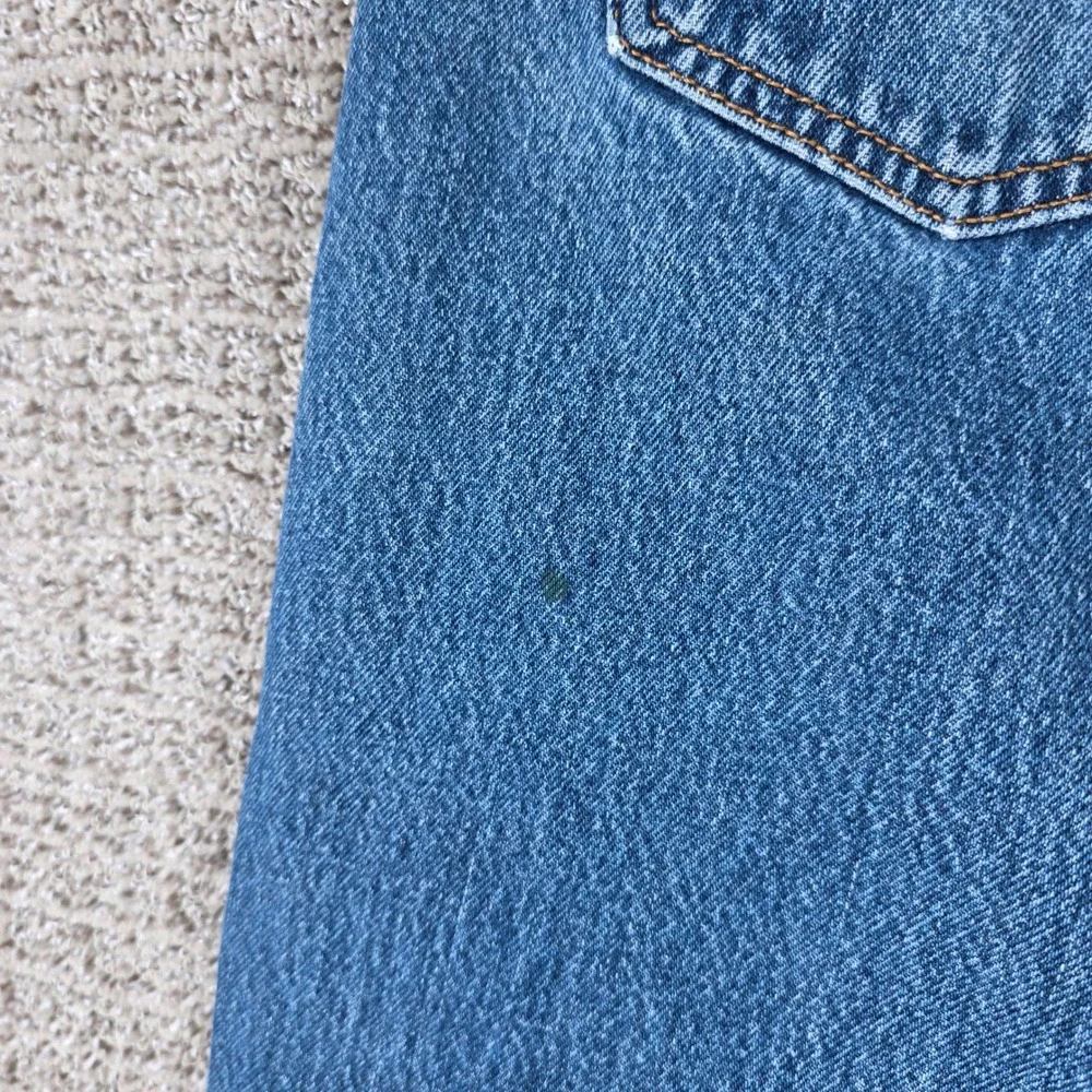 Vintage 90s Levis 501xx 32x33 Mens Blue Denim Straight Button Fly Jeans Made USA